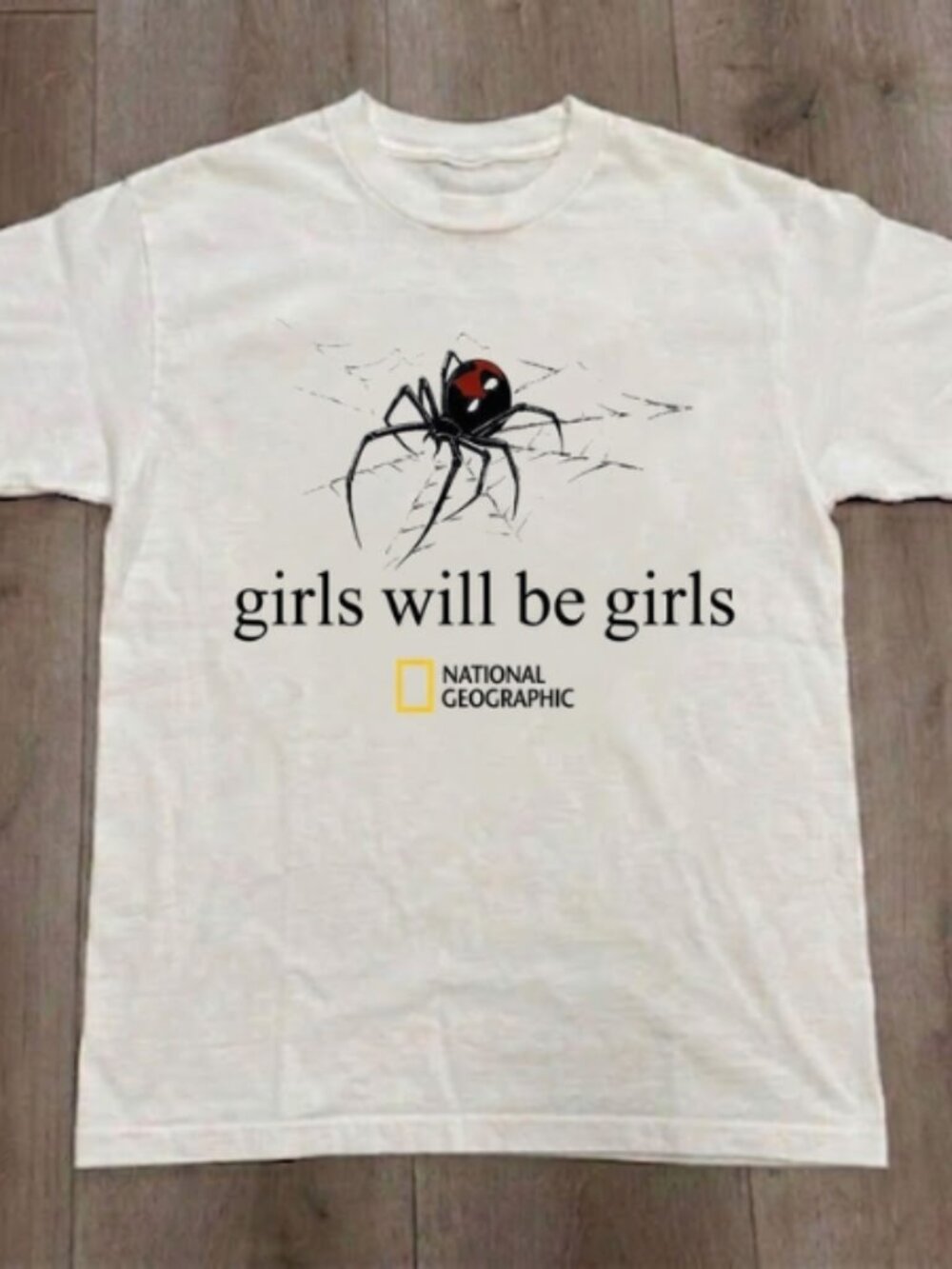 "Girls Will Be Girls" National Geographic Graphic T-Shirt